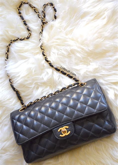 chanel double flap caviar medium.